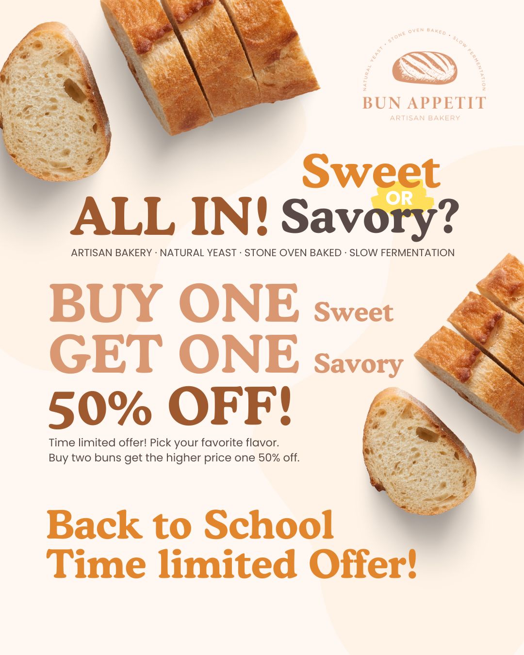 Get a Bun, enjoy a Free Americano on us !